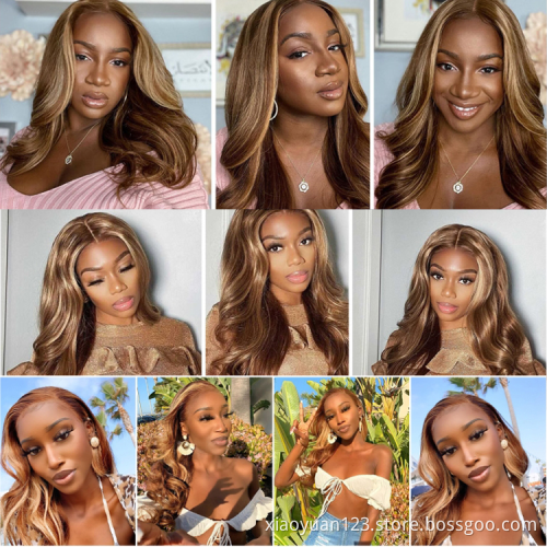 Wholesale May Queen 100%  human hair lace front wigs deep curl  wigshuman hair 180 density mink brazilian hair for black women